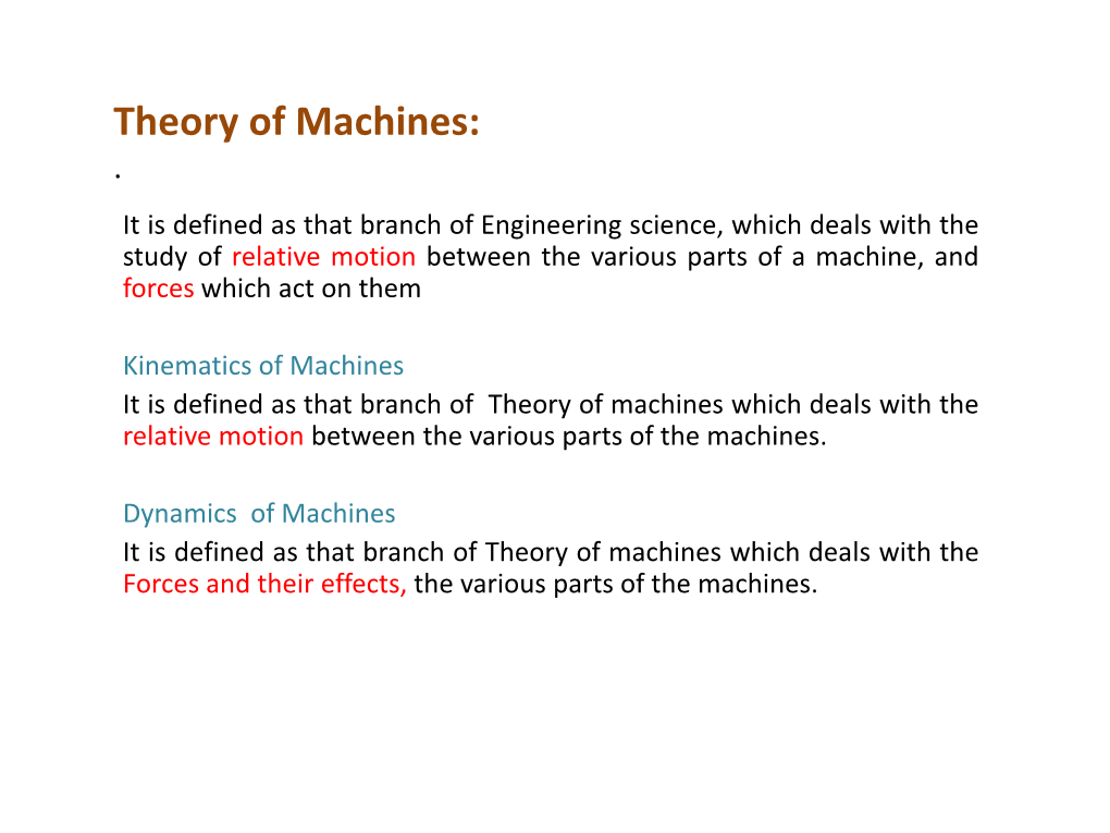 15ME42 KINEMATICS of MACHINES.Pdf