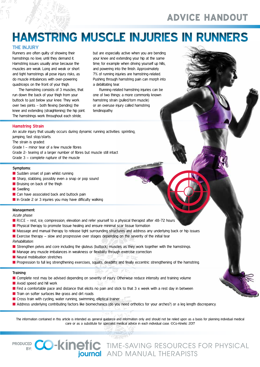 Hamstring Muscle Injuries in Runners