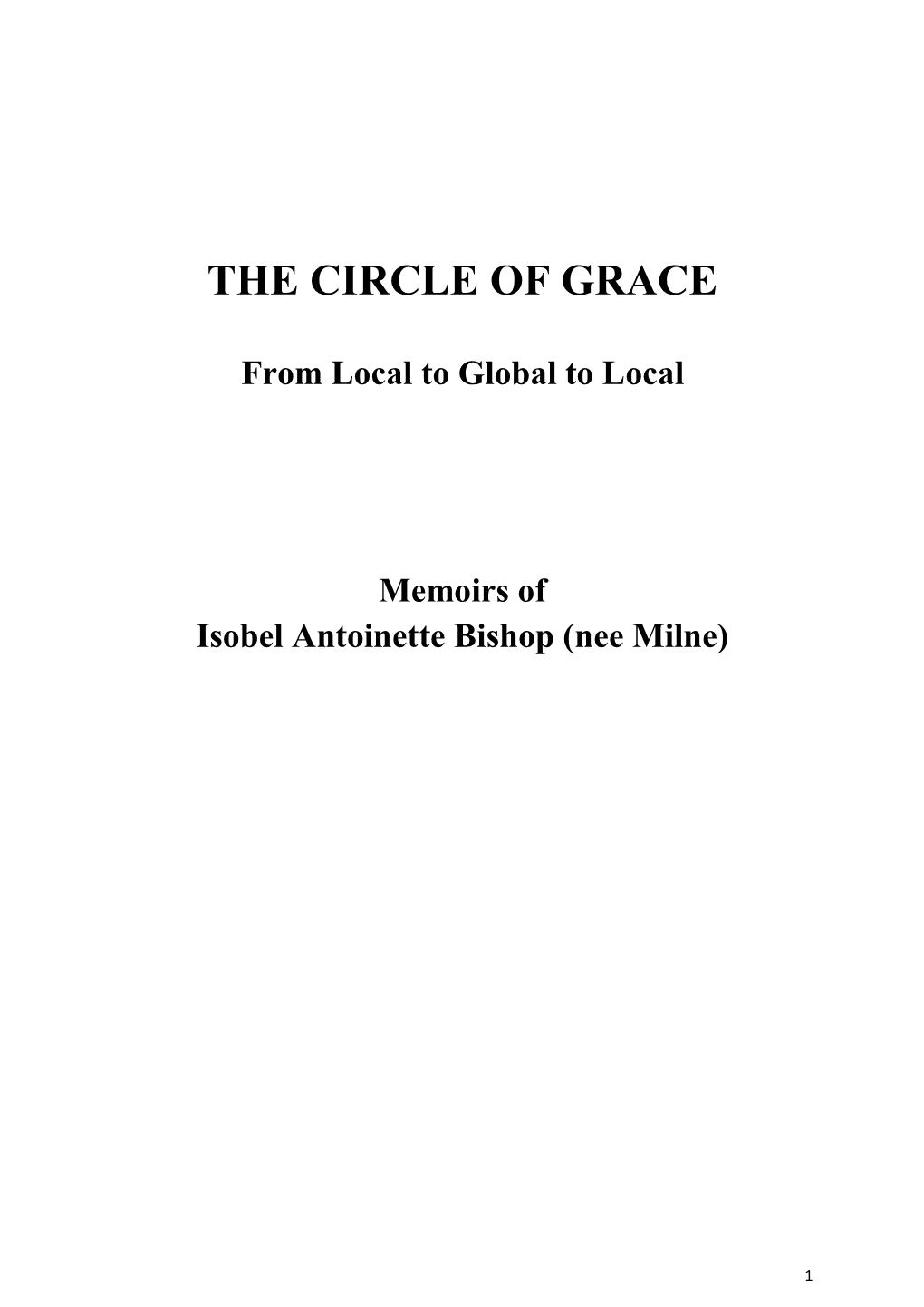 The Circle of Grace