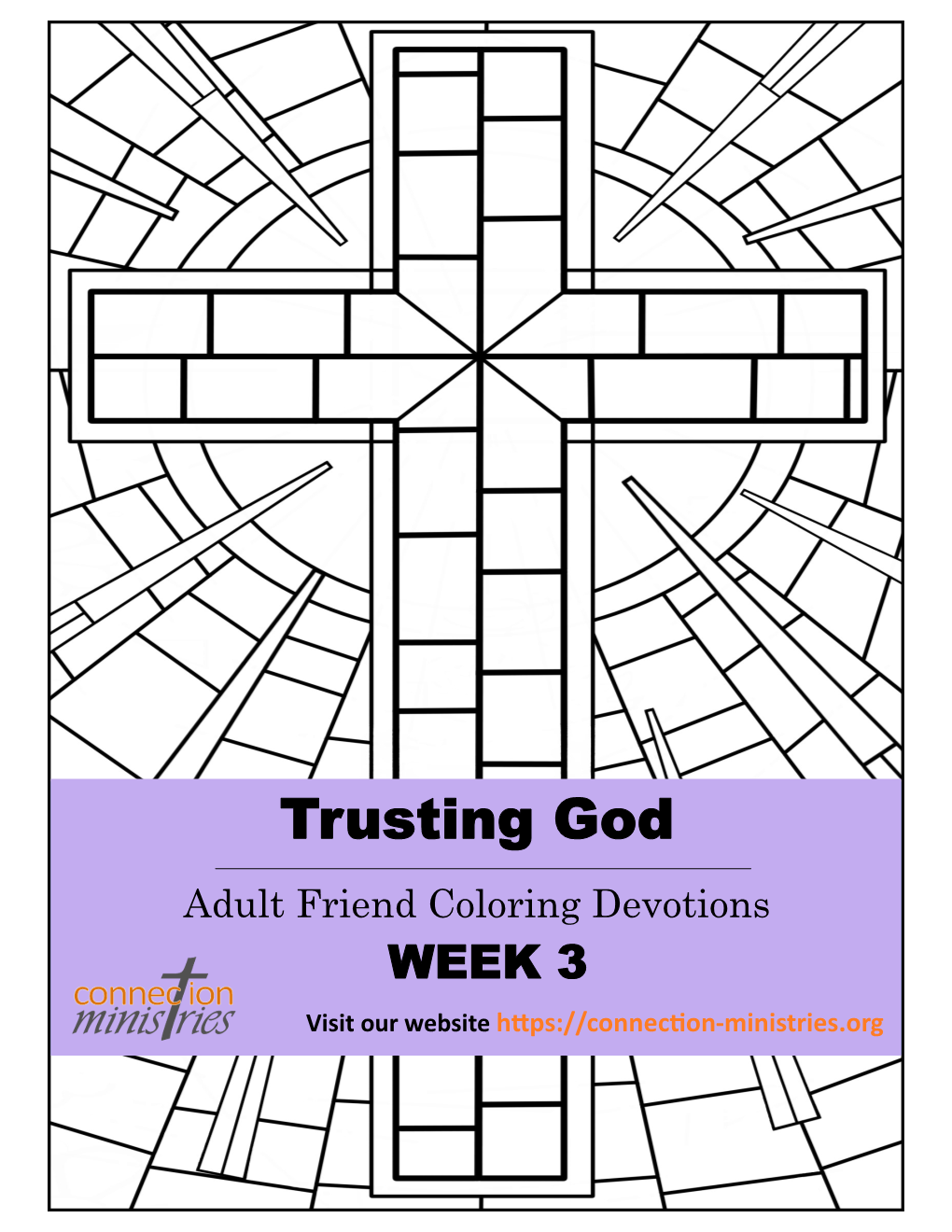 Trusting God Adult Friend Coloring Devotions