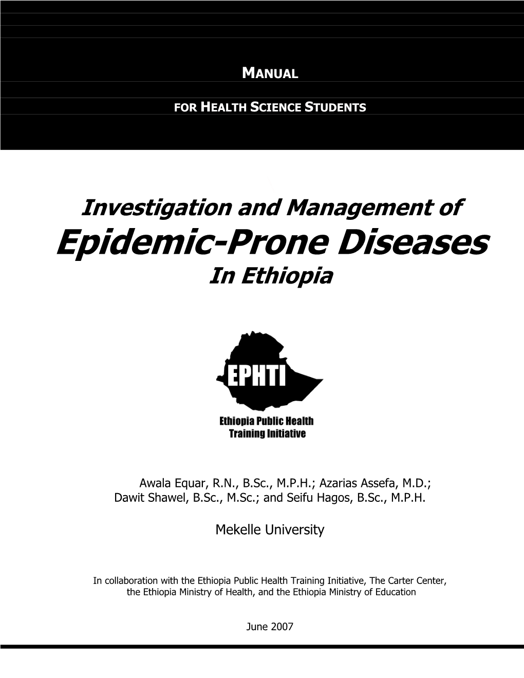 Epidemic-Prone Diseases in Ethiopia