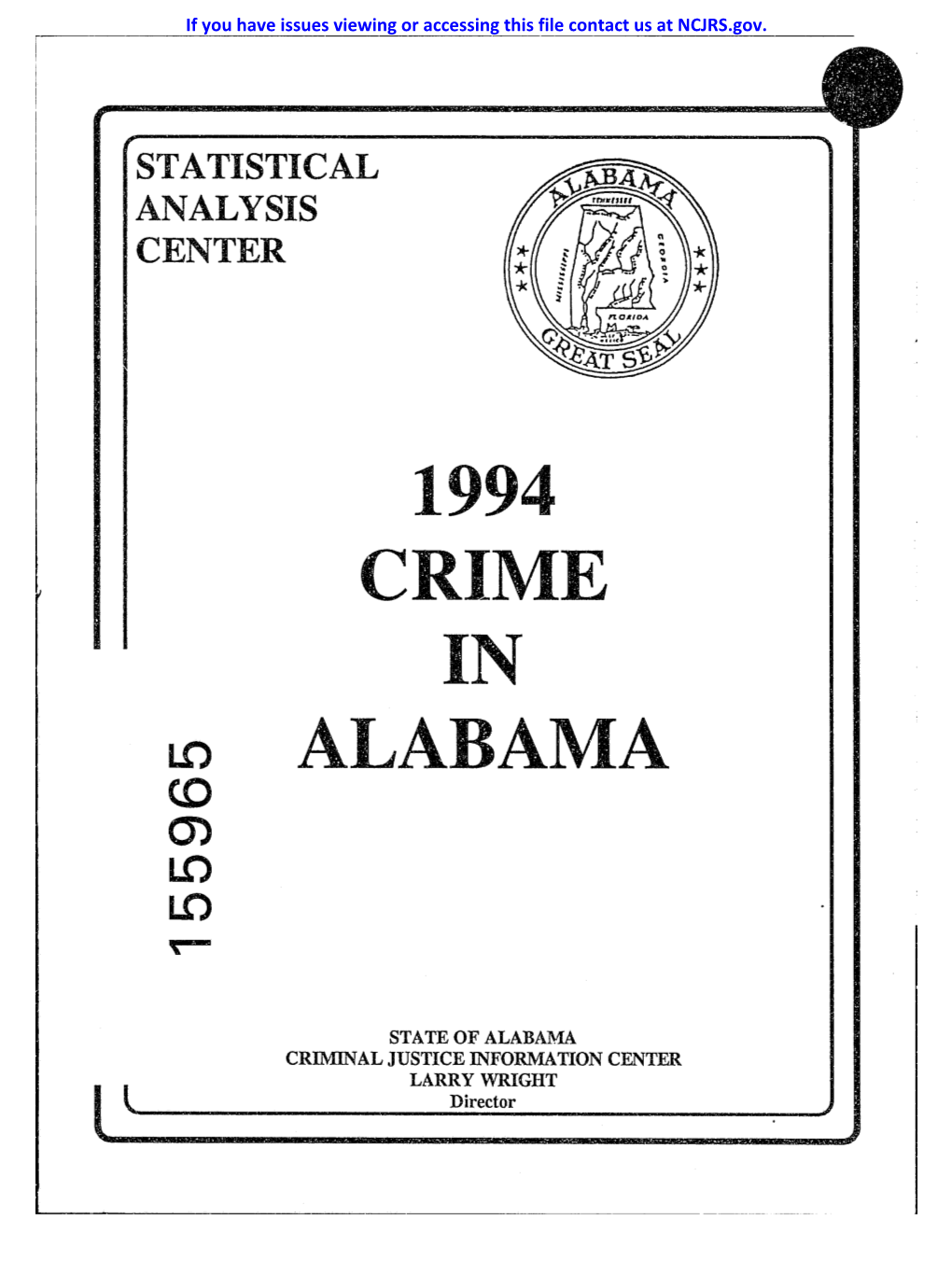 1994 Crime in Alabama