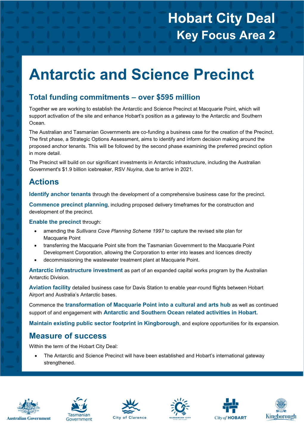 Antarctic and Science Precinct