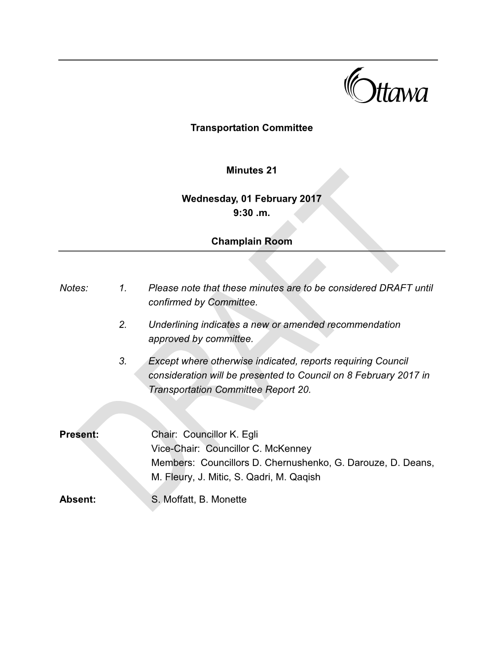 Transportation Committee