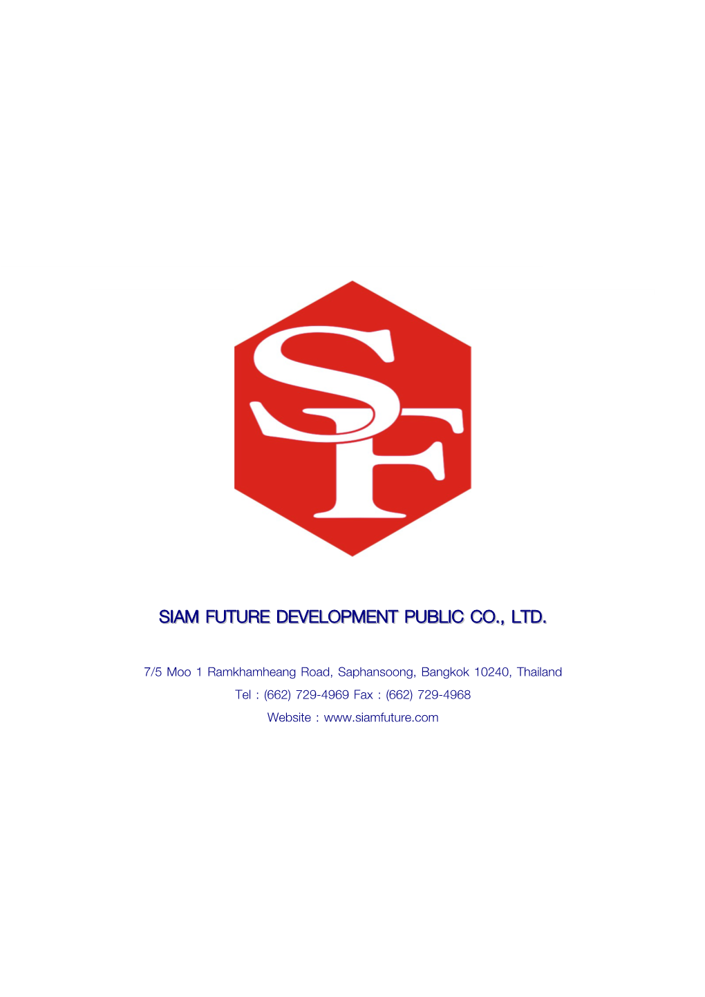 Siam Future Development Public Co., Ltd