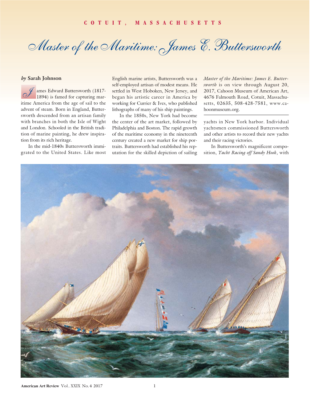 Master of Themaritime:James E.Buttersworth