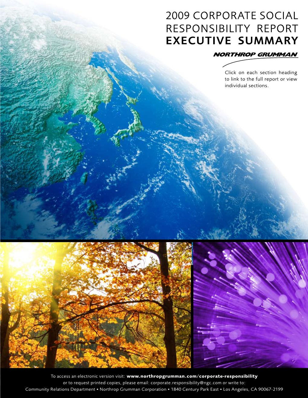 2009 Corporate Social Responsibility Report Executive Summary