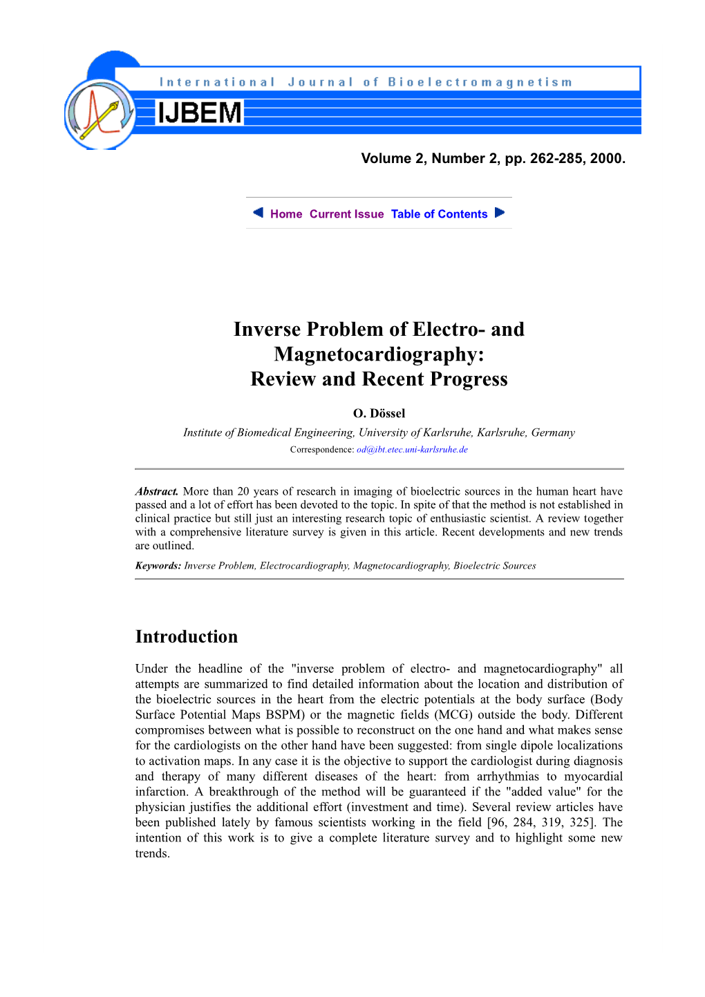 Inverse Problem of Electro- and Magnetocardiography: Review and Recent Progress