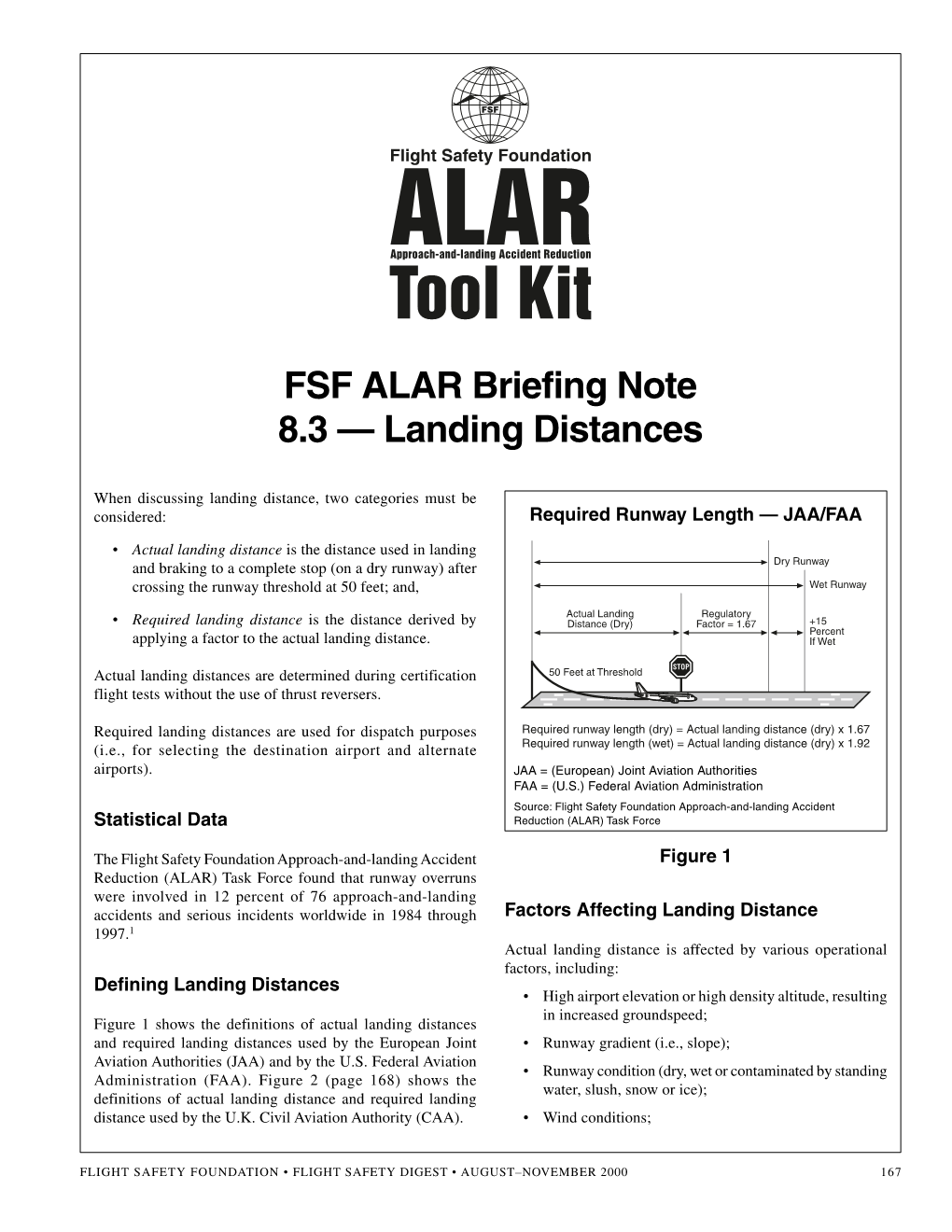 Landing Distances