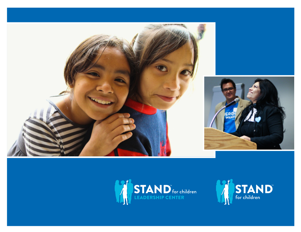 By the End of 2015, Stand for Children's Efforts Will Help Prepare