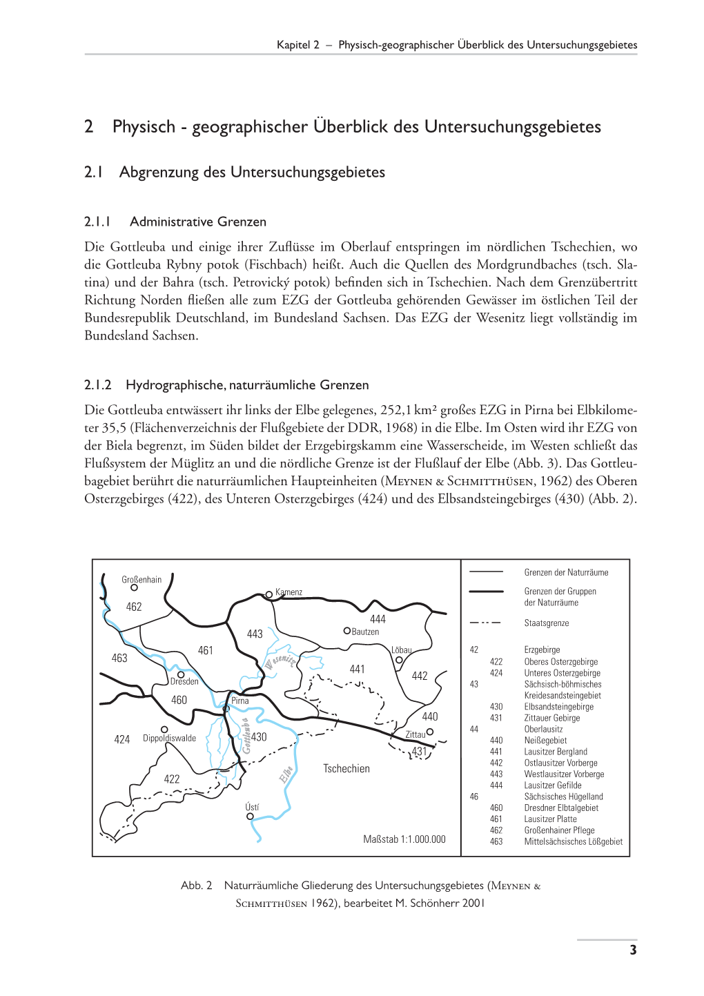 Physisch-Geographischer Überblick Des Untersuchungsgebietes