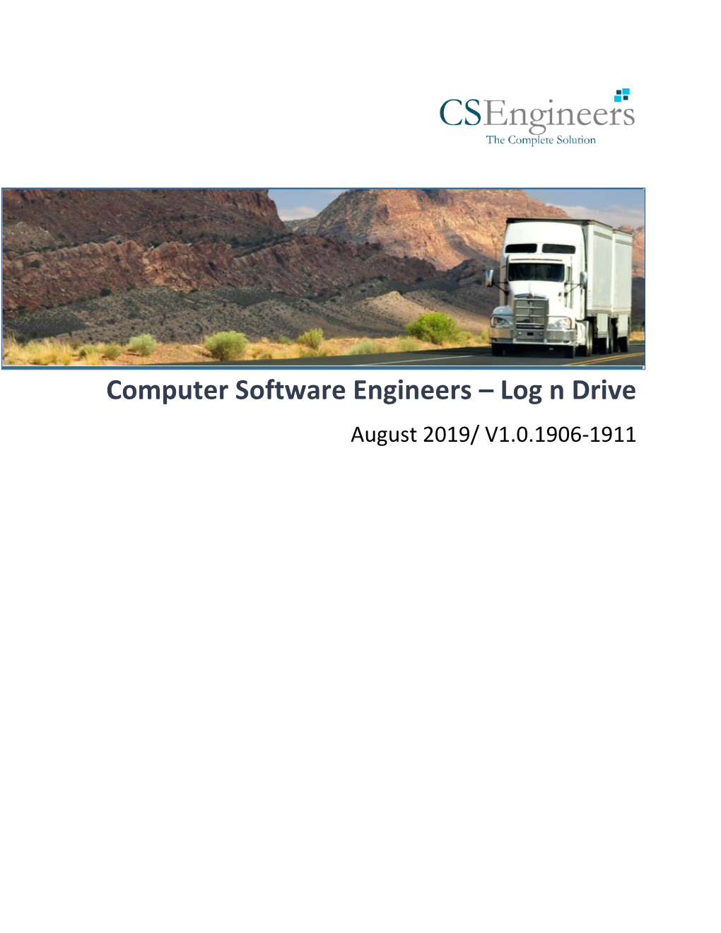 Computer Software Engineers – Log N Drive August 2019/ V1.0.1906-1911