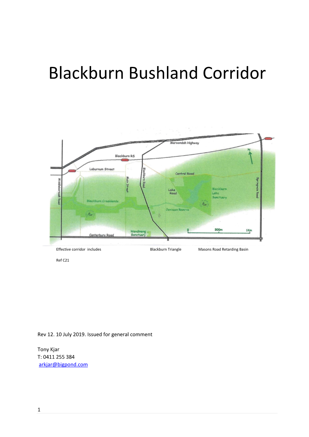 Blackburn Bushland Corridor