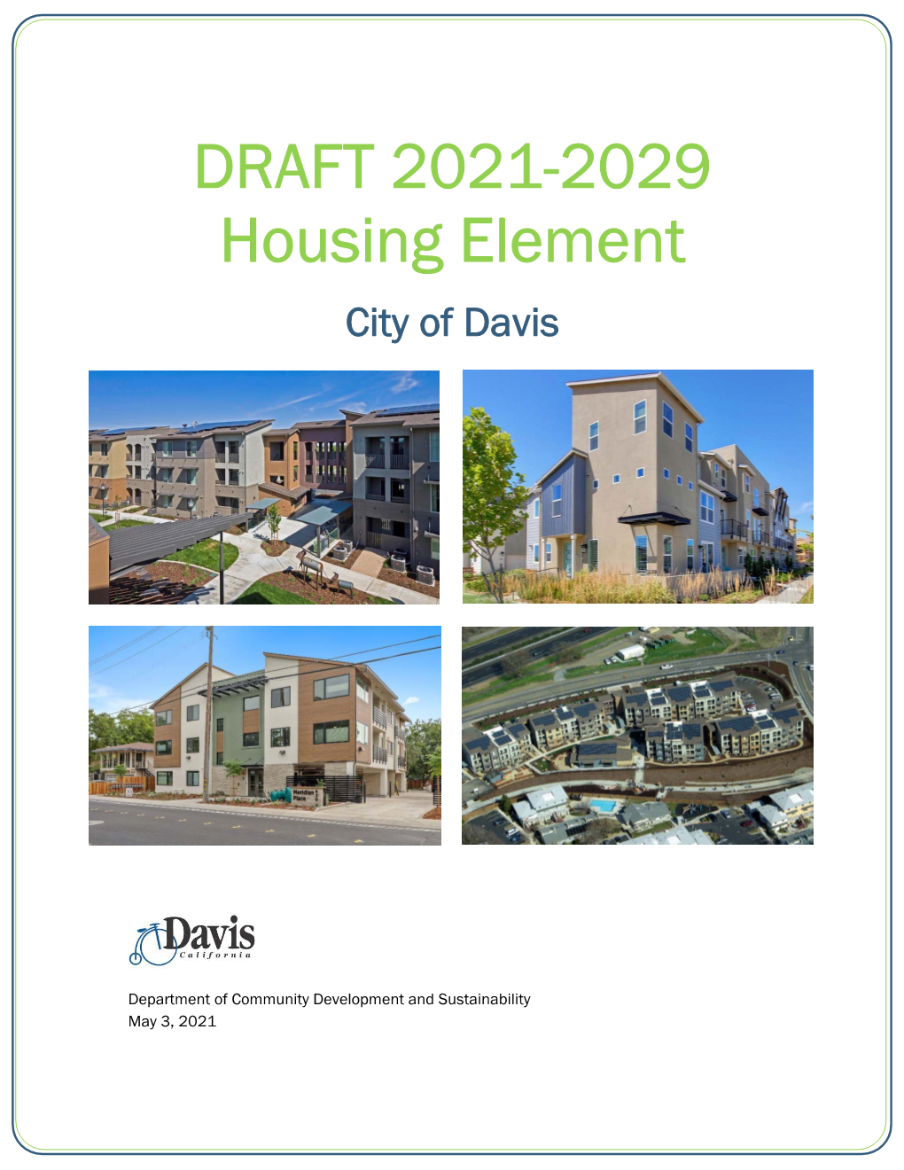 DRAFT 2021-2029 Housing Element