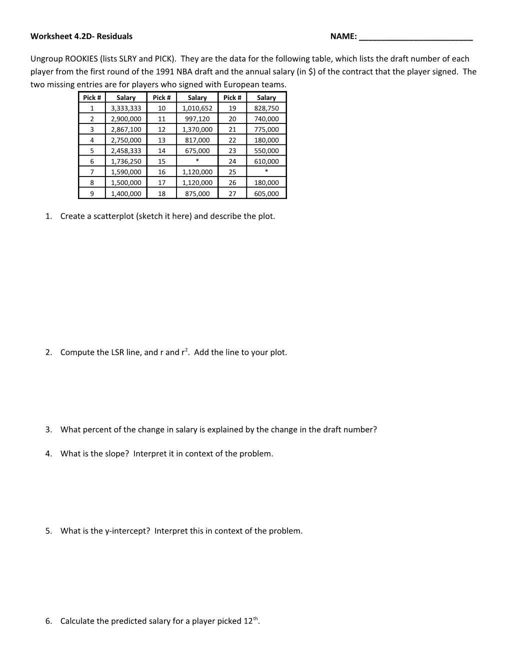 AP Stat- Section 2