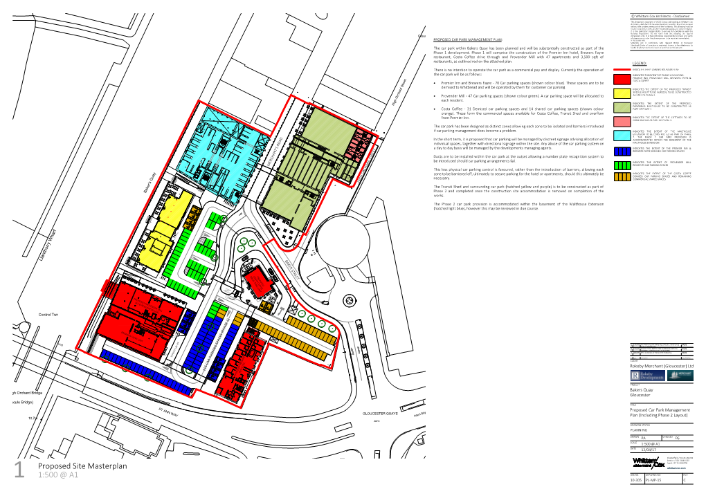 1 Proposed Site Masterplan 1:500 @ A1