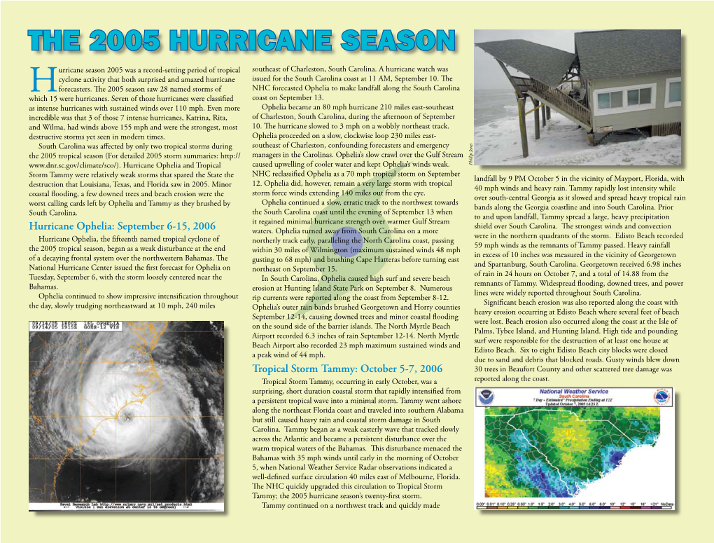 The 2005 Hurricane Season