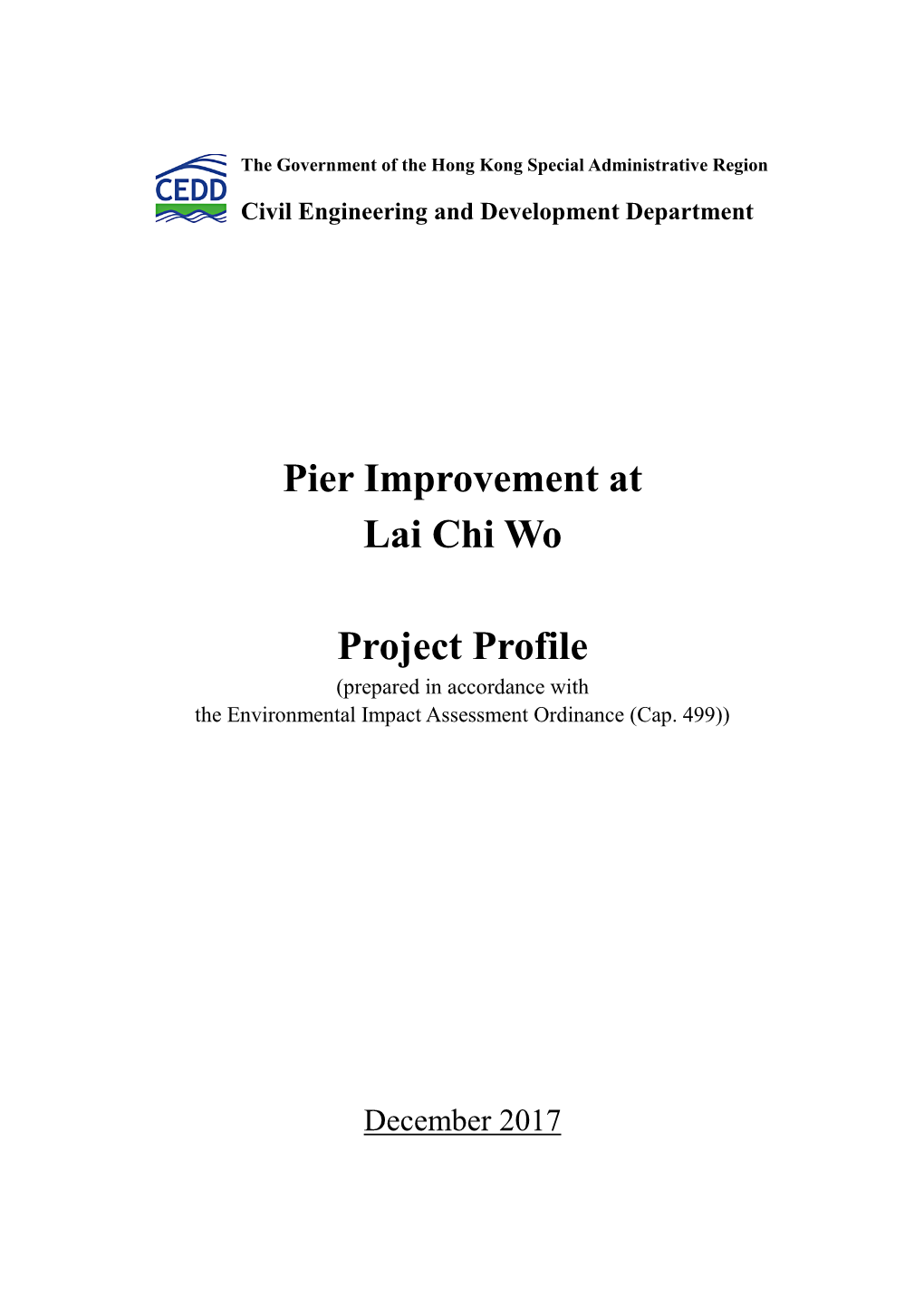 Pier Improvement at Lai Chi Wo Project Profile