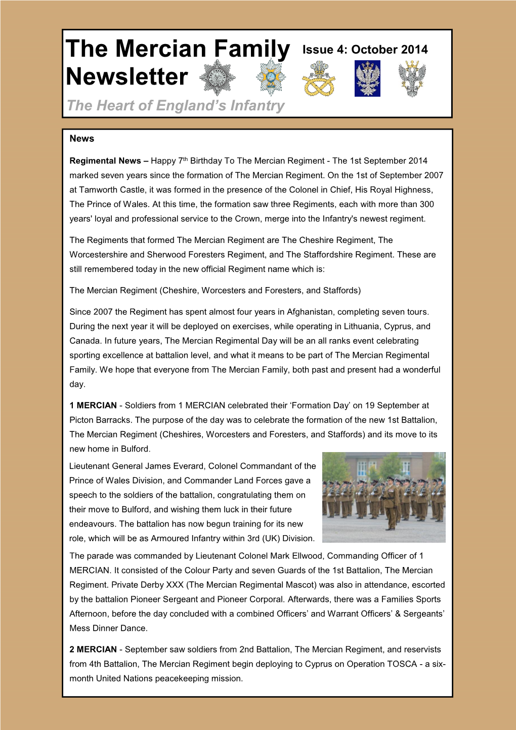 Mercian Newsletter 2014