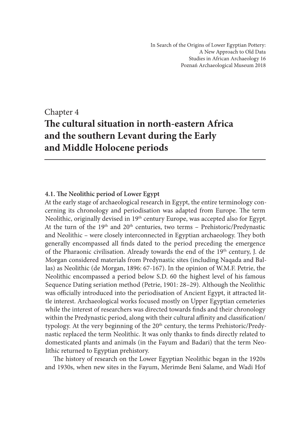 Studies in African Archaeology, Vol. 16
