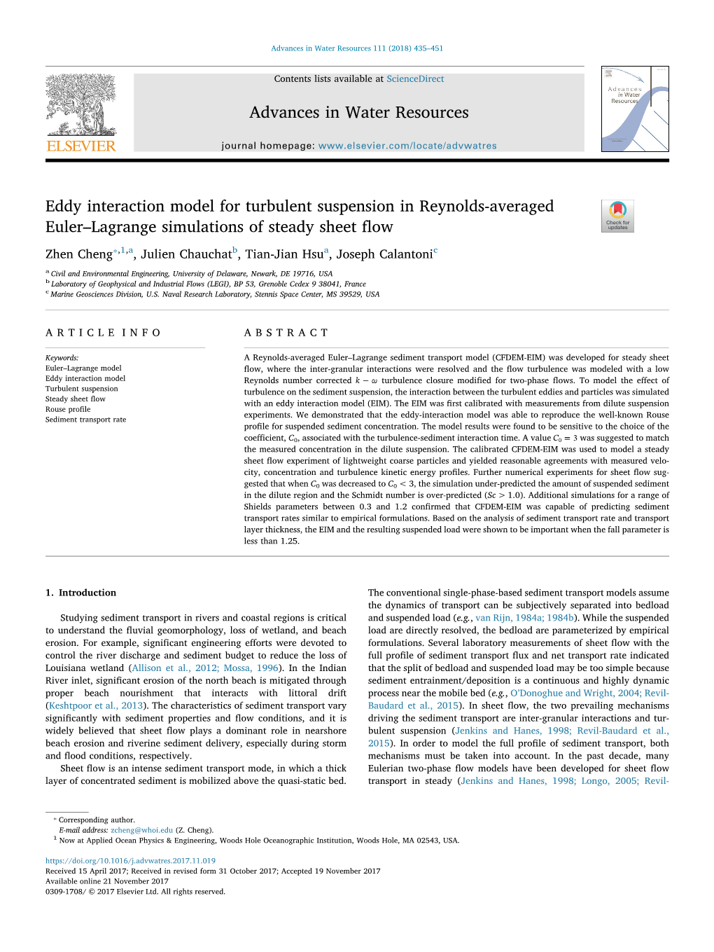 Eddy Interaction Model for Turbulent Suspension in Reynolds-Averaged