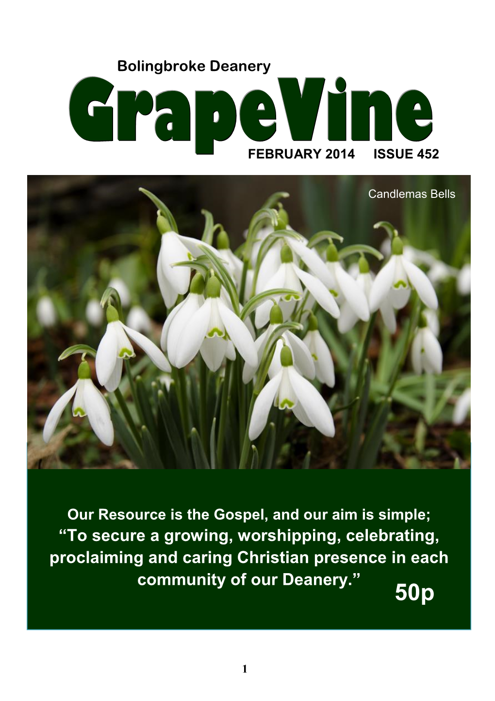 Our Resource Is the Gospel, and Our Aim Is Simple;