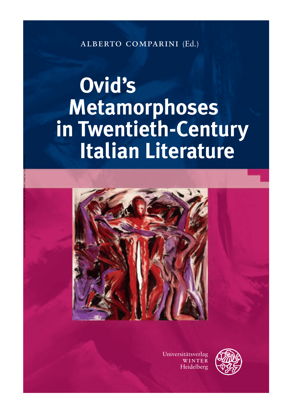 Ovid's Metamorphoses in Twentieth