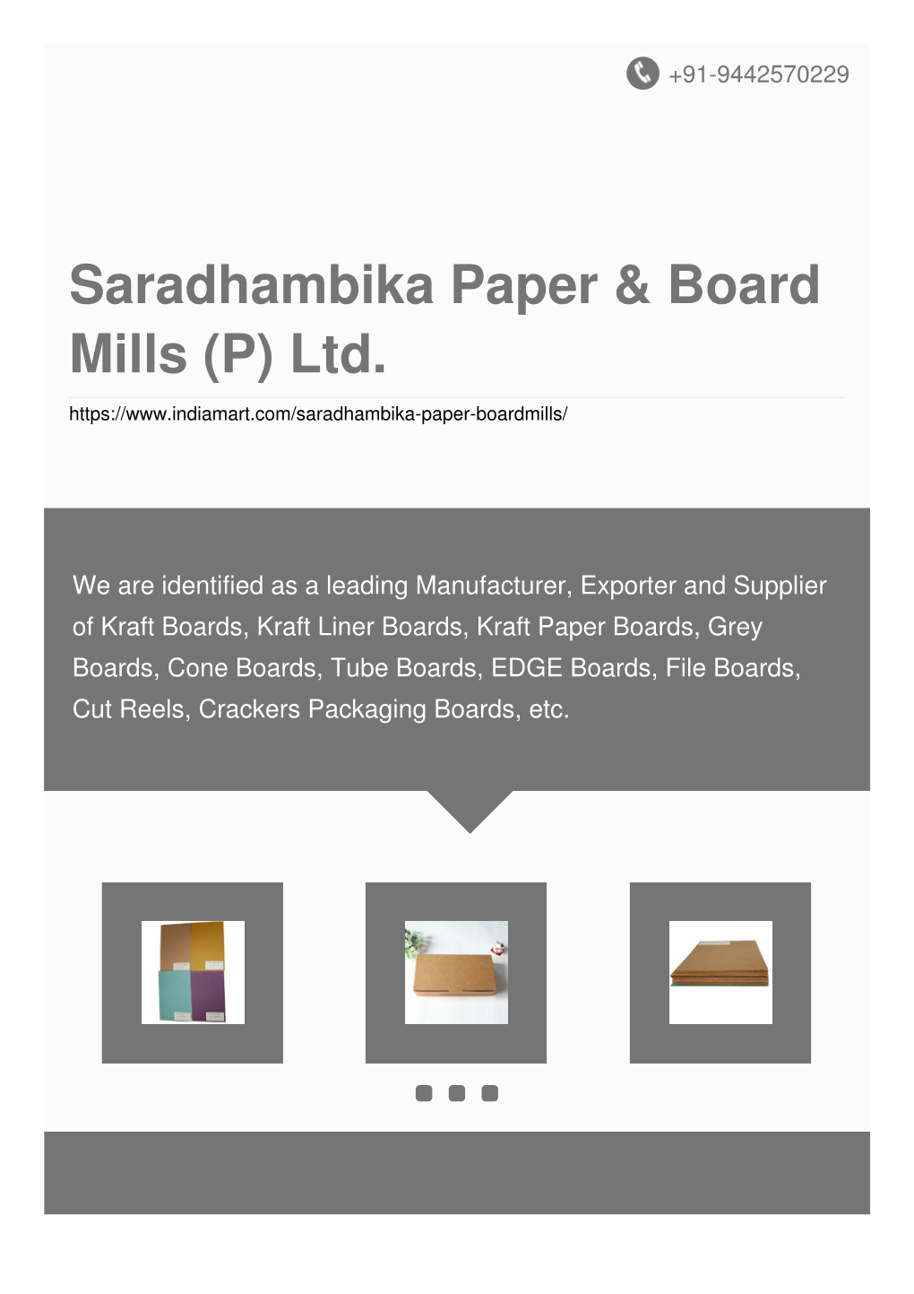 Saradhambika Paper & Board Mills