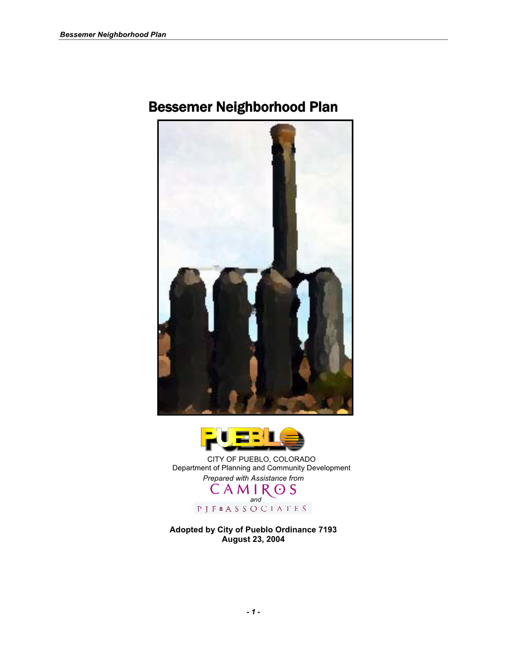 Bessemer Neighborhood Plan