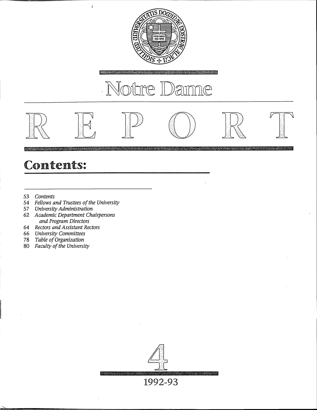 Notre Dame Report 22:04 (1992-10-16)