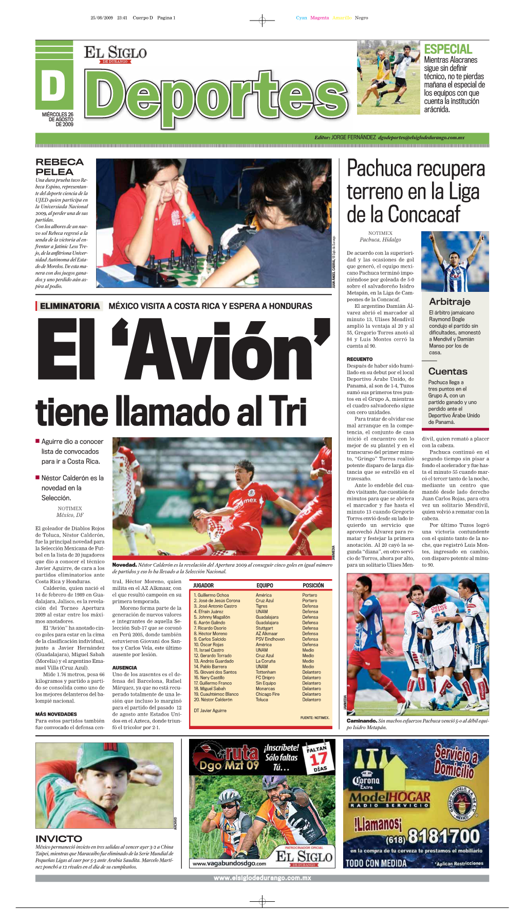 Pachuca Recupera Terreno En La Liga De La Concacaf