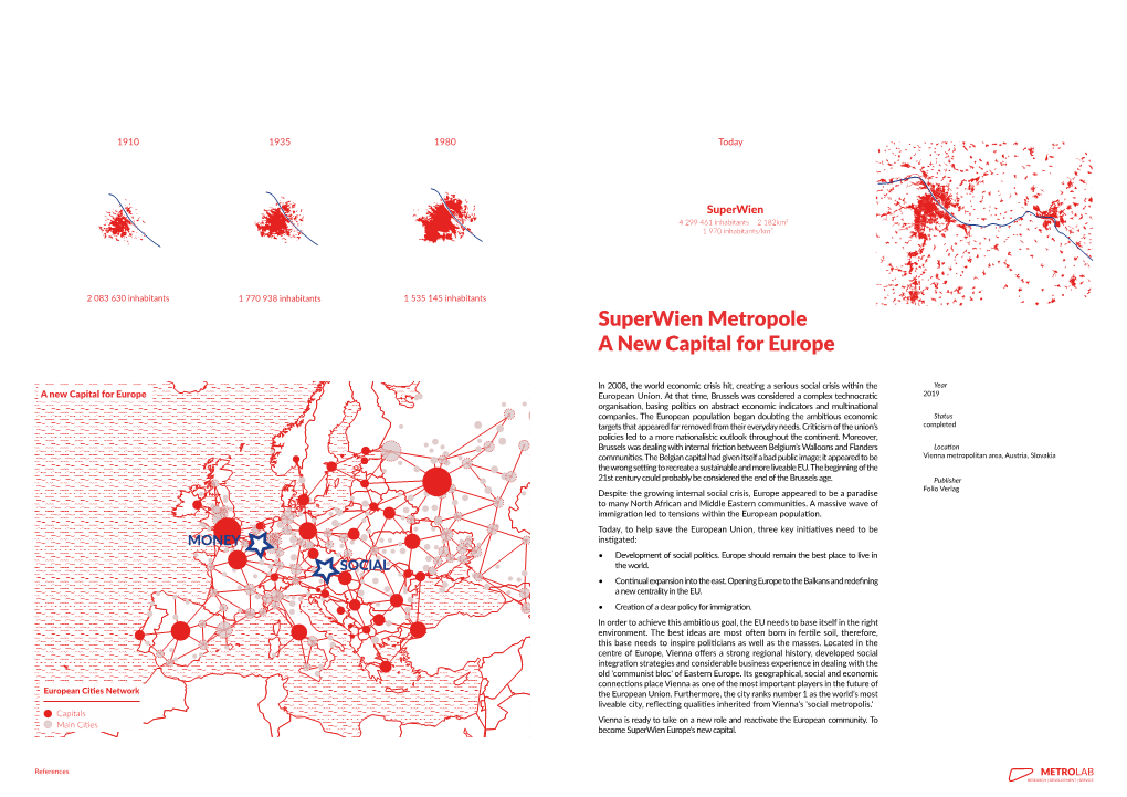 Superwien Metropole a New Capital for Europe Cédric Ramière, Stefan Mayr Folio Verlag