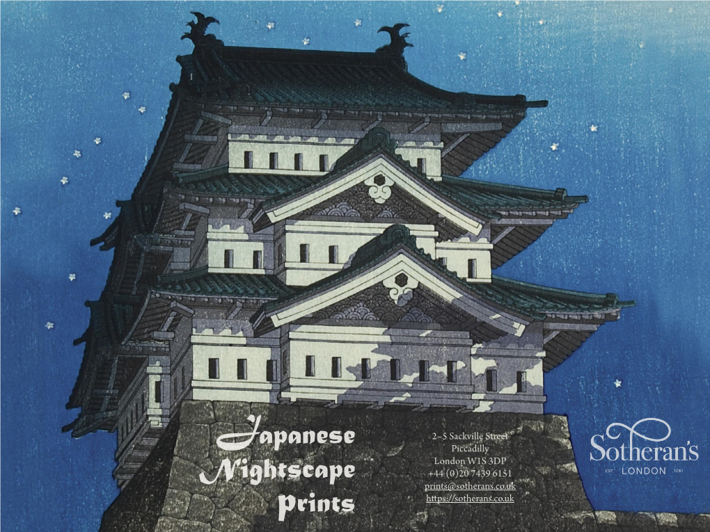 Japanese Nightscape Prints