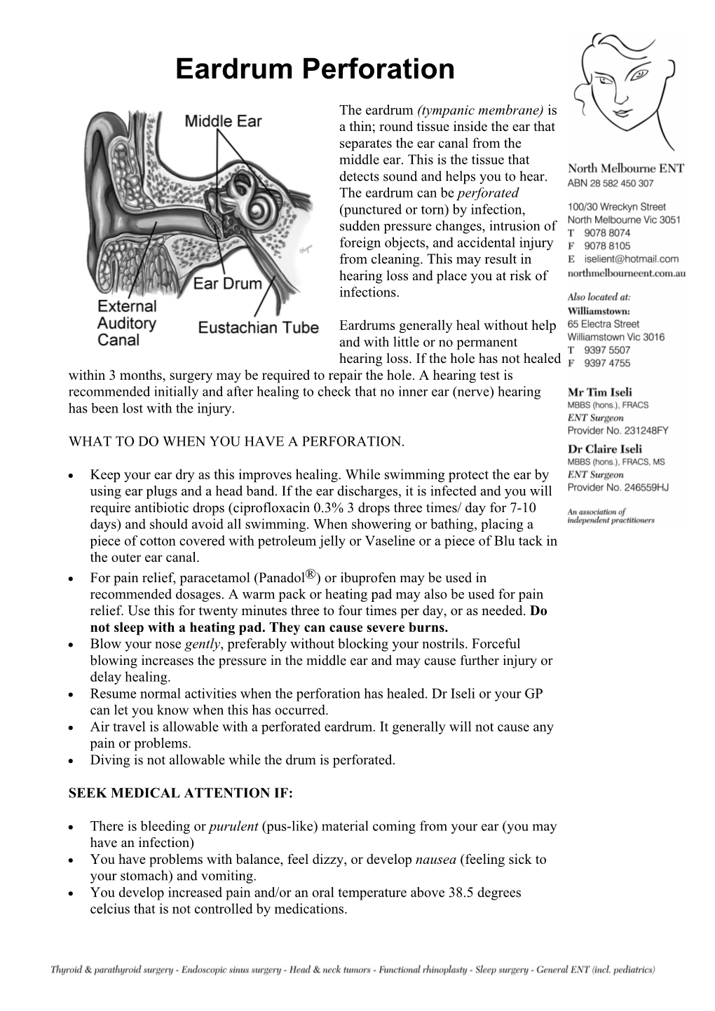 Eardrum Perforation