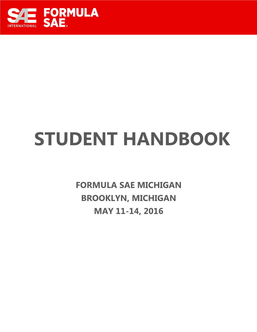 Student Handbook