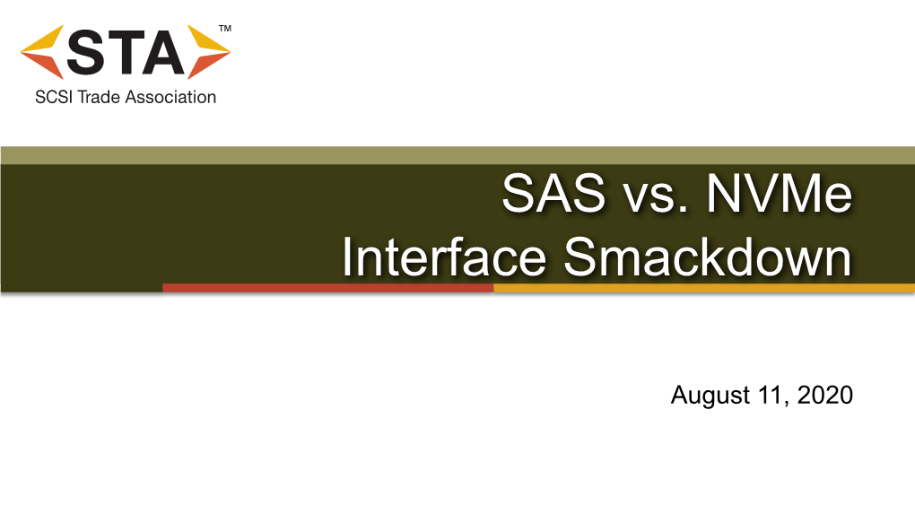 SAS Vs. Nvme Interface Smackdown