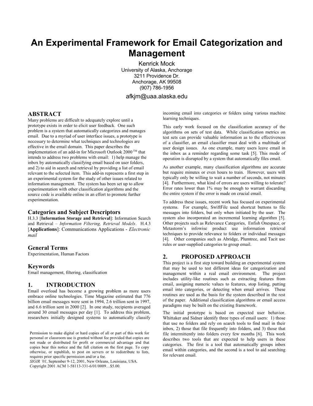 Proceedings Template - WORD