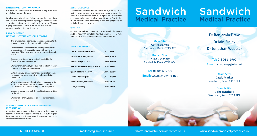 Sandwich Medical Practice