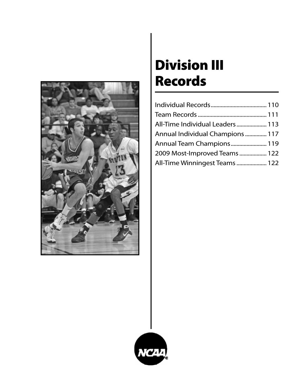 2009-10 NCAA Men's Basketball Records (Division III)