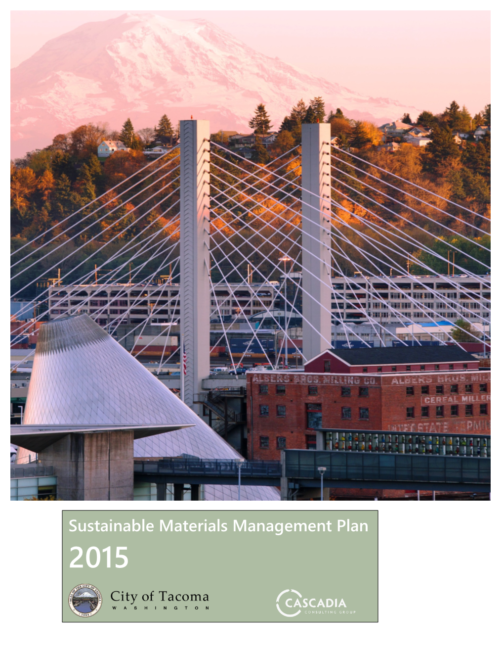 Sustainable Materials Management Plan 2015