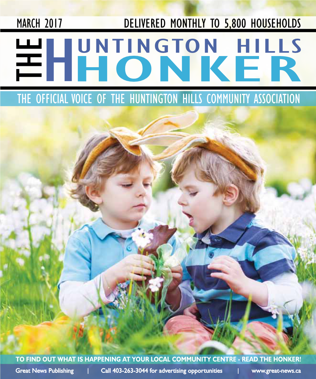 The Official Voice of the Huntington Hills Community Association