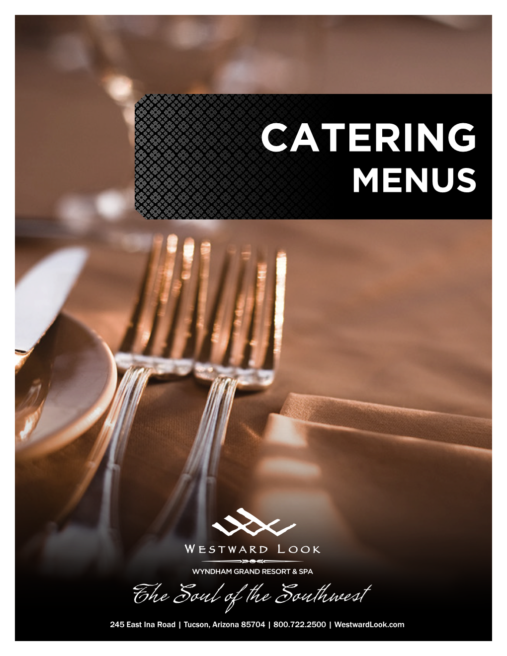 Catering Menus Contents