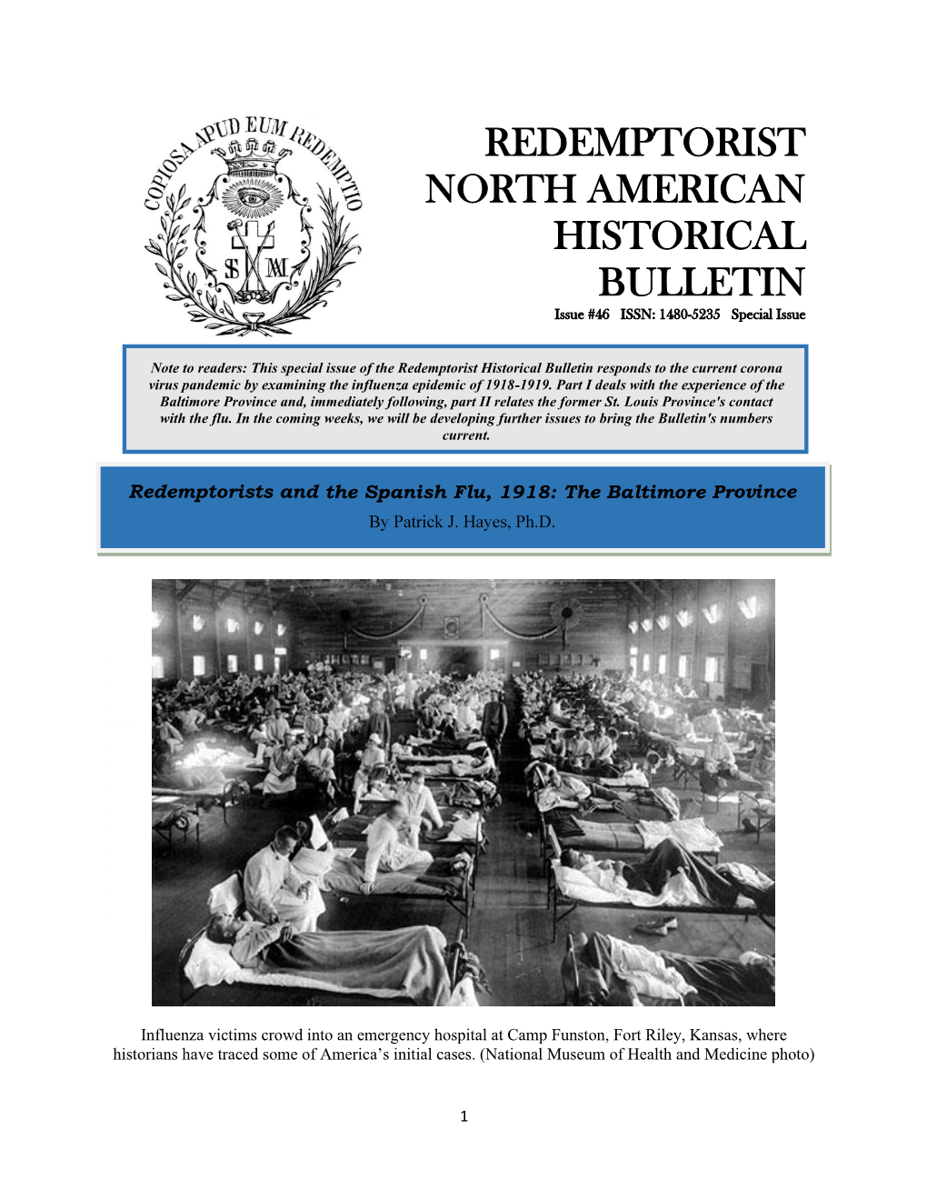 Redemptorist North American Historical Bulletin