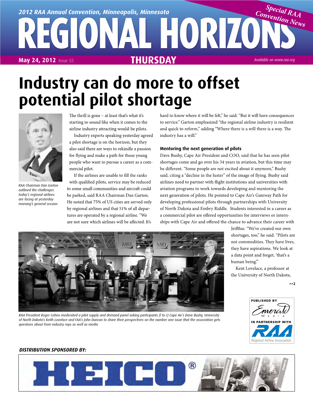 Industry Can Do More to Offset Potential Pilot Shortage