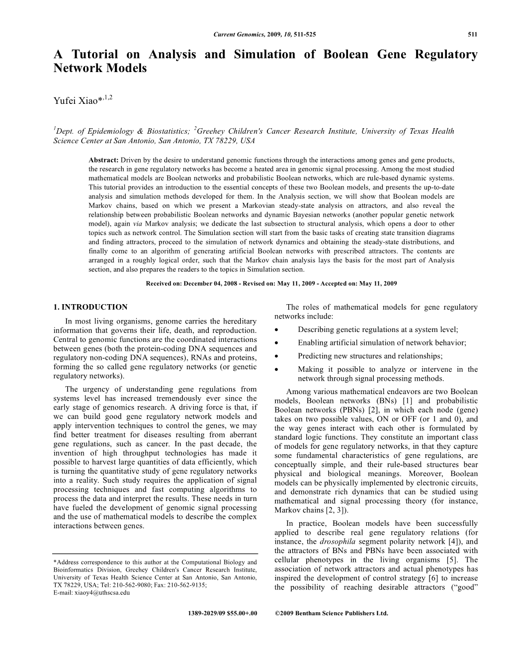 A Tutorial on Analysis and Simulation of Boolean Gene Regulatory Network Models