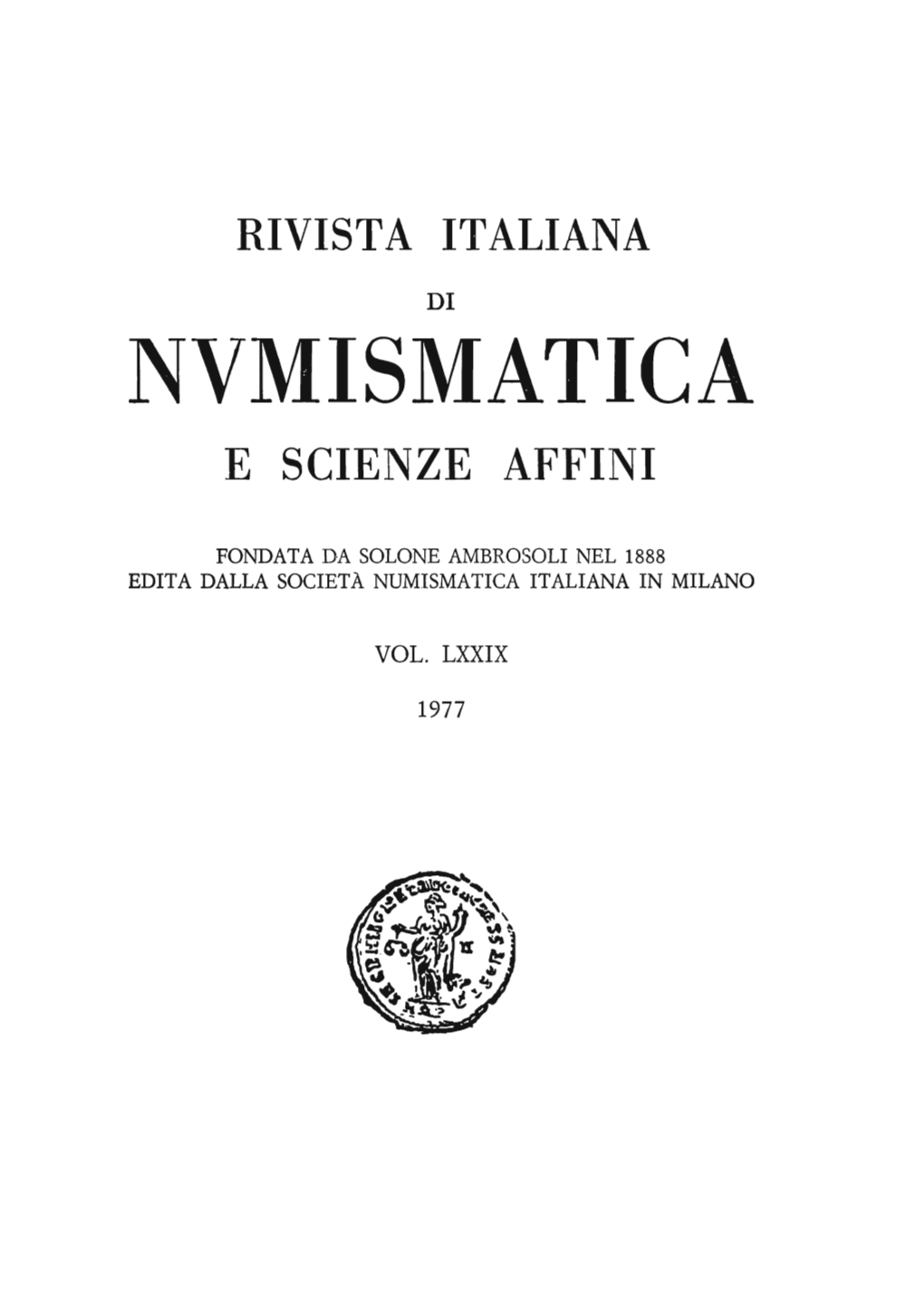 NUMISMATICA PASCALI Del Rag