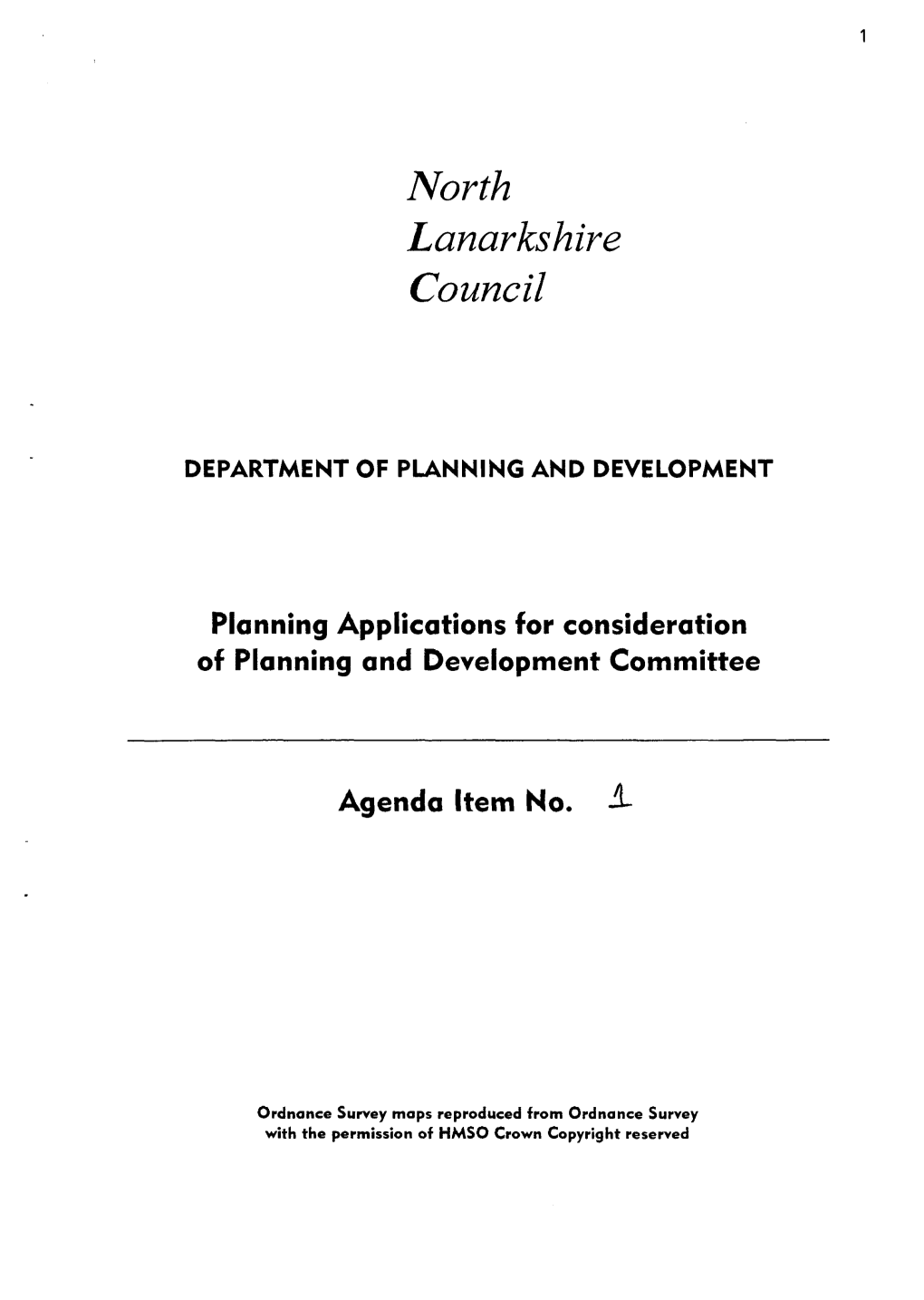 Department of Planning and Development
