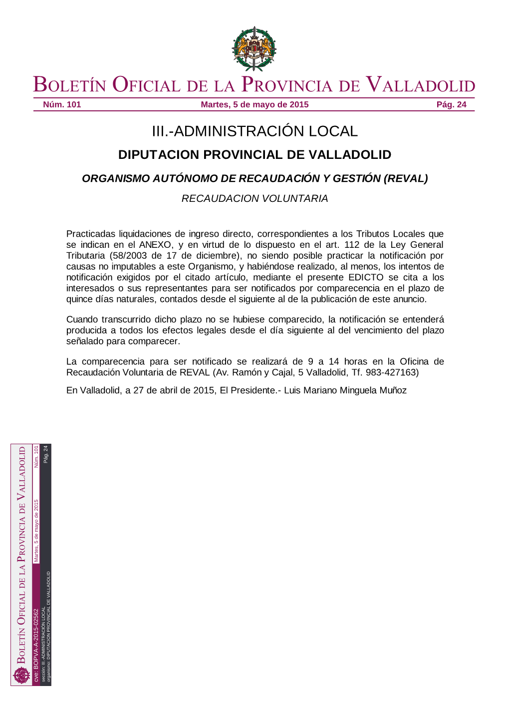 Diputacion Provincial De Valladolid