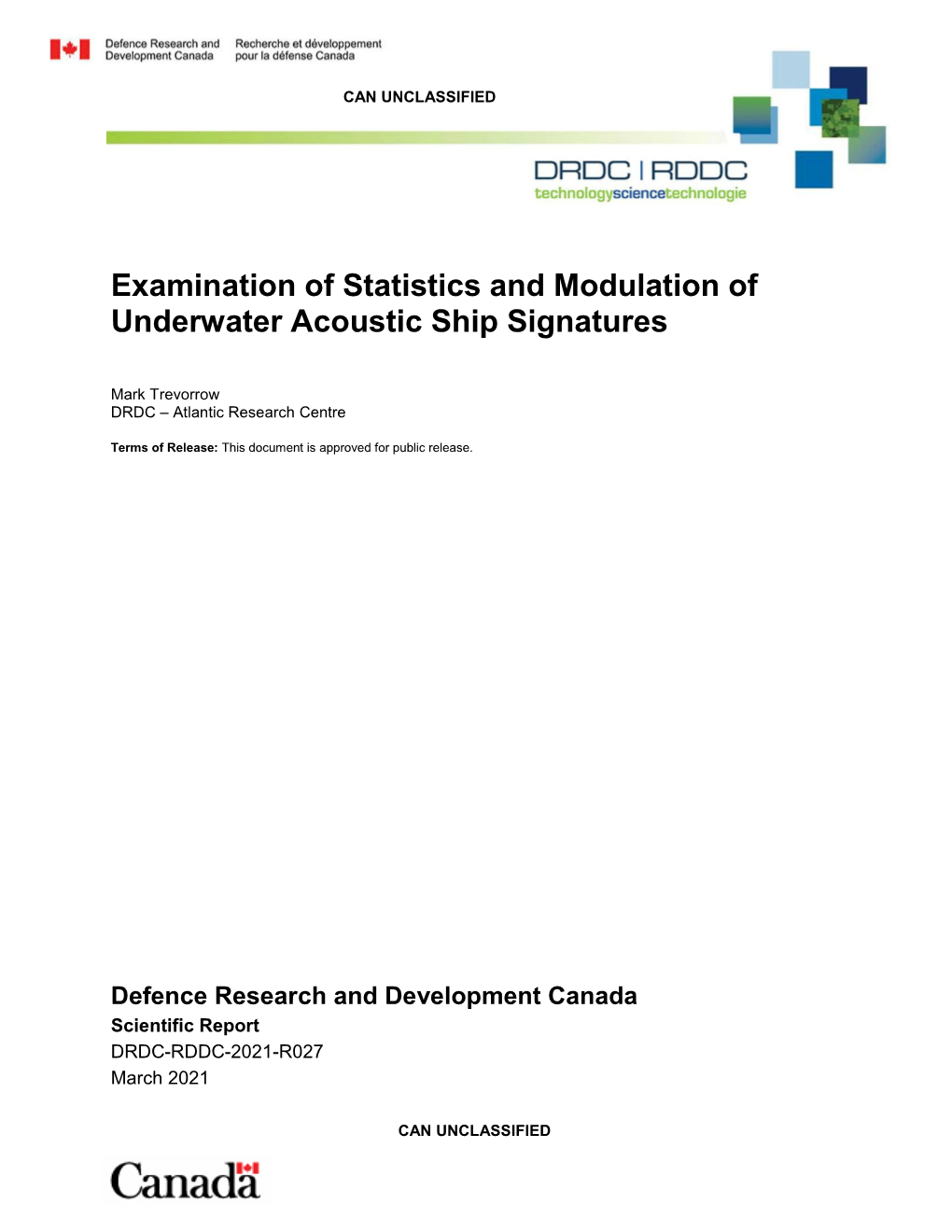 Examination of Statistics and Modulation of Underwater Acoustic Ship Signatures