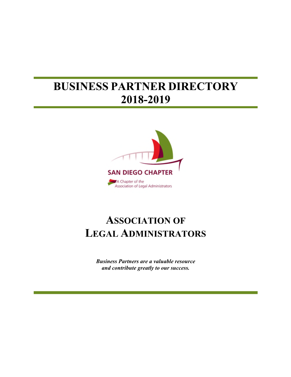 Business Partner Directory 2018-2019